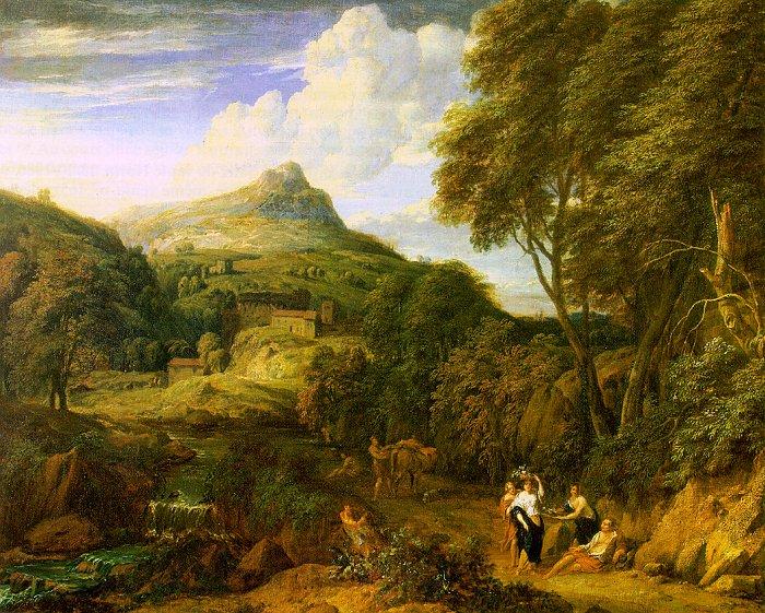 Corneille Huysmans Mountainous Landscape Norge oil painting art